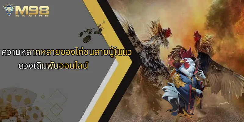 ไก่ชนสายบู๊: พลังแห่งสังเวียนและเคล็ดลับเดิมพันผ่าน M98 4 ความหลากหลายของไก่ชนสายบู๊ในแวดวงเดิมพันออนไลน์